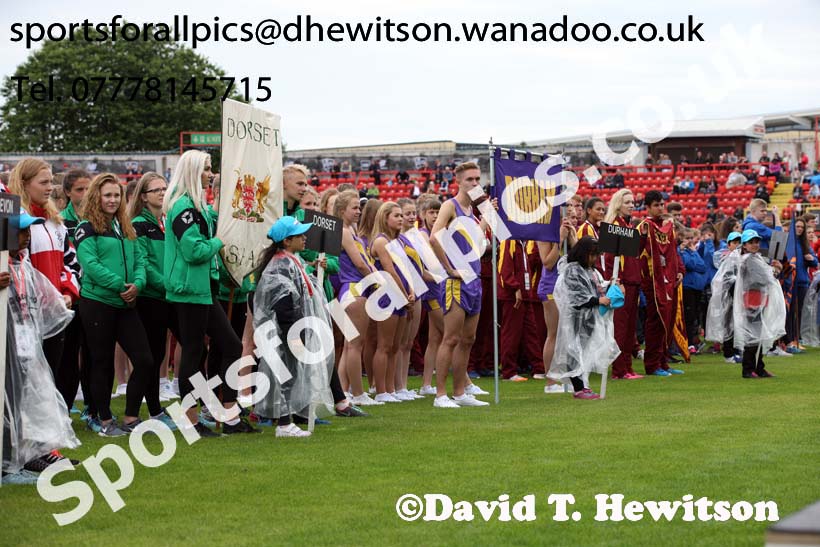 Parade, English Schools Track and Field. Photo: David T. Hewitson/Sports for All Pics